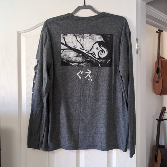 Junji Ito Collection Slug Girl Manga Anime Japanese Long-Sleeve Men's T-Shirt L - Picture 8 of 12